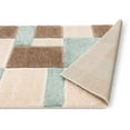 thumbnail image 2 of Well Woven San Francisco Escondido Blue Modern Geometric Squares 5'3" x 7'3" Shag 3D Textured Area Rug, 2 of 2