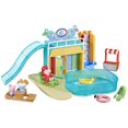 thumbnail image 1 of Peppa Pig Toys Peppa's Waterpark Playset with 15 Pieces Including 2 Peppa Pig Figures, Kids Toys, 1 of 9