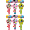 JA-RU Disney Paddle Ball with String + Sticker (6 Units Assorted) Mickey, Minnie & Friends Real Quality Paddle Balls Classic Game Toy for Kids | W-7802-6