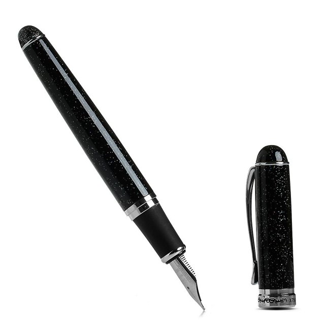 Modo Jinhao X750 Plume Chatoyants Noir Sables Moyen Nib