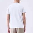 thumbnail image 4 of Enridrech Men's Short Sleeve Tee Top Quick Dry Hiking T Shirt Casual Summer Shirts Breathable Solid Color Tops, 4 of 6