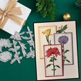 thumbnail image 4 of Troqueles de corte TingZVen marco de flores florales para scrapbooking, 4 of 8