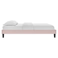 thumbnail image 6 of Modway Amber Modern Style Performance Velvet Twin Platform Bed in Pink, 6 of 10