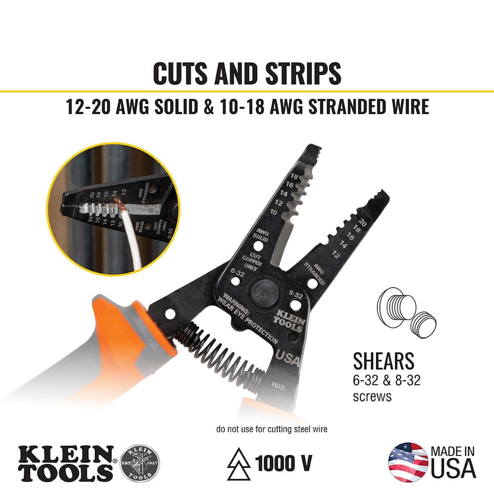 Klein Tools Insulated Wire Stripper And Cutter