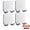 Sliver 4peices, variant on Bathroom Stainless Steel Razor Holder Storage Hook Wall Men Shaving Shaver Shelf Punch Free Razor Rack Accessories Organization