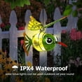 thumbnail image 6 of CaiYueKe Solar Hummingbird Chandelier Lights Outdoor Garden Patio Decor Hanging Lantern String Fairy Light Warm Yellow LED Waterproof Solar Powered Automatic, 6 of 9