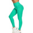thumbnail image 4 of Fashion Women High Waist Workout Gym Smile Contour Seamless Leggings Yoga Pants Tights, 4 of 5