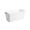 B, variant on Homenest Stackable Storage Bins with Handles 3 Sizes White Plastic Organizer Containers for Kitchen Pantry Bathroom Cabinet