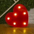 thumbnail image 4 of Alphabet Letter LED Lights Luminous Number Lamp Decor  Battery Night Light for home Wedding Birthday Christmas party Decoration, 4 of 6