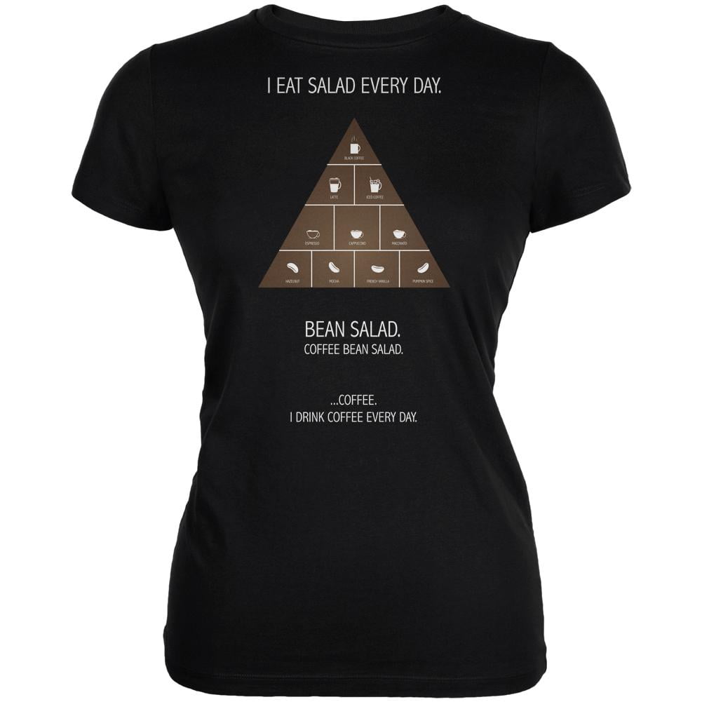 Old Glory Coffee Quote Pyramid Funny Black Juniors Soft T Shirt Walmart Com Walmart Com