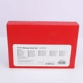 thumbnail image 6 of Docolor 32-Piece Red Kabuki Makeup Brush Set for Face, Eyes, and Brows, 6 of 18