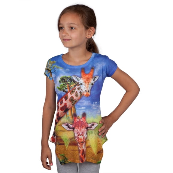 Giraffe Kids Tunic T-Shirt - Medium(10/12)