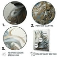 thumbnail image 3 of Designart "Painting Of The Mythical Horse I" Mythical Creatures Floater Framed Canvas Wall Art, 3 of 5
