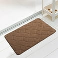 thumbnail image 6 of Diatomaceous earth bath mat Rubber Non Slip Super Absorbent Bath Mat Quick Dry Bathroom Rugs Thin Bathroom Floor Mats Fit Under Door- Shower Rug for in Front of Bathtub Shower, 6 of 6
