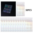 thumbnail image 4 of 50 piezas de transparentes y para tarjetas coleccionables, 62x90mm, funda protectora para tarjetas coleccionables, tarjetas fotográficas, Protector holográfico, Red Sunnimix Fundas para tarjetas, 4 of 8