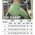 thumbnail image 2 of QRIC Women Leggings Smile Contour High Waist Workout Gym Yoga Pants Tummy Control Activewear Slimming Tights, 2 of 6