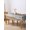 Grey, variant on Grey Coastal Beach Table Cloth, Summer Nautical Oil Painting Waterproof Tablecloth for Rectangle Tables, Reusable Washable Fabric Table Cover for Restaurant Kitchen Dining Tables 60"x120"
