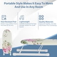 thumbnail image 3 of Tabletop Ironing Board Small Ironing Board with Non-Slip Folding Feet Portable Ironing Board with Heat Resistant Pad Space Saving Foldable Iron Board for Sewing Craft Room 10.2x4.3x3.1 inch, 3 of 6