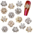 thumbnail image 2 of Perlas de transferencia de alta velocidad con forma de copo de nieve, circonita para uñas, decoración de uñas giratoria opcional, taladro de uñas navideño, pegatinas para uñas, 2 of 2