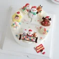 thumbnail image 4 of Decoración navideña para tarta, decoración para árbol de Navidad, alce, decoración para tarta, decoración para fiesta de Navidad, 4 of 5