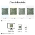 thumbnail image 7 of PiccoCasa 2Pcs Shaggy Faux Fur Throw Pillow Covers Soft Plush Cushion Covers, 18"x18" Dark Green, 7 of 7