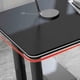 thumbnail image 4 of Computer Modern Office Desks Storage Wooden Conference Mobile Office Desks Multifunctional Keyboard Scrivania Room Furnitures My Lux Decor Round, 4 of 22