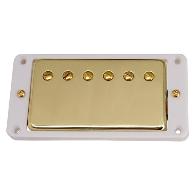 lionlar Micros Tour de Cou pour Guitare Électrique Cadre Blanc