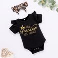 thumbnail image 4 of Summer Outfit Baby Girl Skirt Set Short Sleeve Top Leopard Skirt 3PCS, 4 of 6