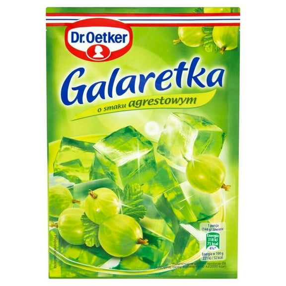 Dr. Oetker instant jello GOOSEBERRY