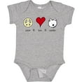 thumbnail image 3 of Inktastic Peace Love Westies Boys or Girls Baby Bodysuit, 3 of 5