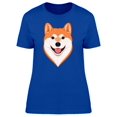 thumbnail image 1 of Akita Inu Happy Face Tee Women's -Image by Shutterstock, 1 of 1