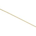 thumbnail image 4 of 10K Yellow Gold 1.40mm Oval Link Cable Chain Fancy Italian Necklace 24 Inch, 4 of 7