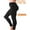 Black, variant on Kuda Moda Women Fleece Lined Warm Full Length Legging Thermal Pants One Size Plus 1X/2X/3X