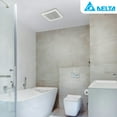 thumbnail image 4 of Delta Breez Slim Ventilation Exhaust Bath Fan 70 CFM with Dual Speed, White, 4 of 10