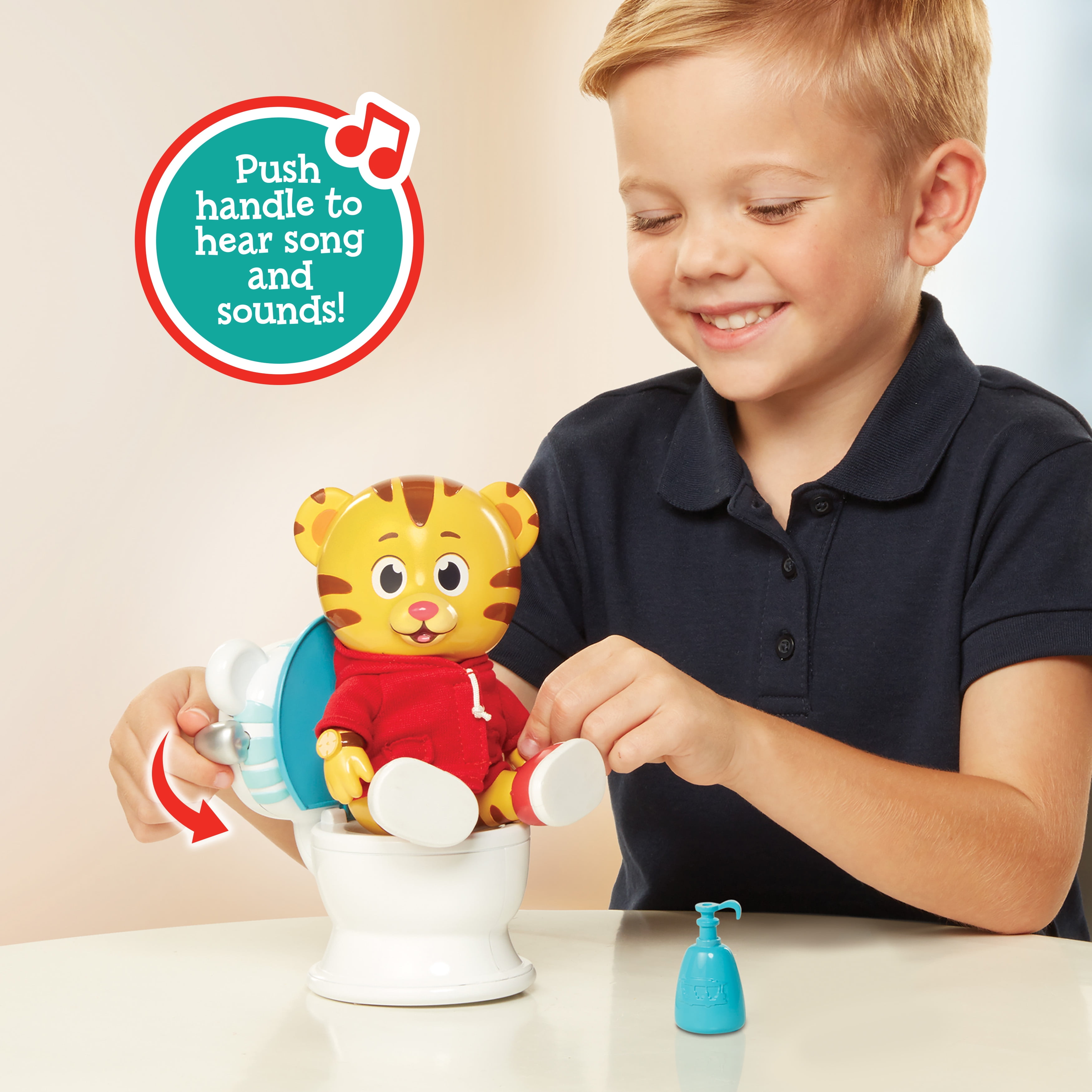 Daniel Tigers Neighborhood Potty Time Daniel 5 Piece Playset with Music and Sounds