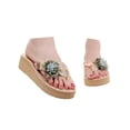 thumbnail image 3 of ibiyuan Flip Flops Women Thong Sandals Non- Tpr Sole Slippers with Arch Support for Women Casual Orthofeet Shoes for Women, 3 of 6