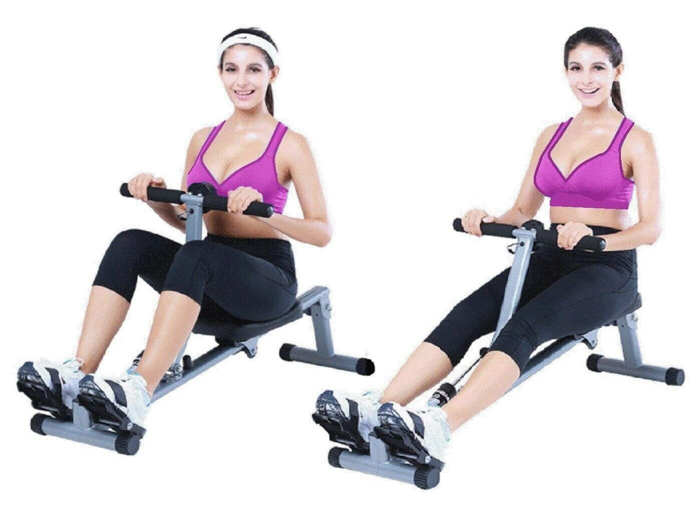 Friendly Iron Bar Rowing Machine: Weight Loss, Cardio, Full Body Workout