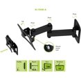 thumbnail image 2 of AVF EL104B-A Multi Position Dual Arm TV Mount for 12 to 25-Inch Screen, Black, 2 of 5