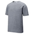 thumbnail image 5 of Yellow Rooster Mens Tri-Blend Wicking Raglan Tee True Navy Heather S, 5 of 6