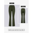 thumbnail image 7 of Xuanfei Women Solid Color V Cross Waist Tummy Control With Pockets Yoga Pants, 7 of 7