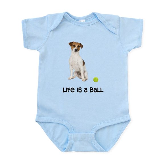CafePress - Jack Russell Terrier Life Infant Bodysuit - Baby Light Bodysuit, Size Newborn - 24 Months