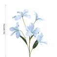 thumbnail image 4 of AOMXGD 5 Colors Oil Painting Style Artificial Flame Orchid Silk Flowers Faux Floral Stems For Wedding Arch Home Vase Decor Window Display Bouquet DIY, 4 of 7