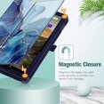 thumbnail image 5 of Folio Case for Fire HD 10/Fire HD 10 Plus Tablet Slim Fit Standing Cover with Auto Sleep/Wake, Ocean Marble, 5 of 7