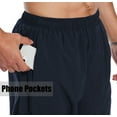 thumbnail image 5 of FEDTOSING Men's 5" Workout Running Shorts Navy Quick Dry Athletic Shorts With Pockets, 5 of 5