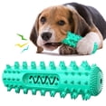 thumbnail image 1 of para masticadores agresivos, juguete para masticar perros con cepillo de dientes resistente, juguetes de goma casi indestructibles para entrenamiento de mascotas,, 1 of 4