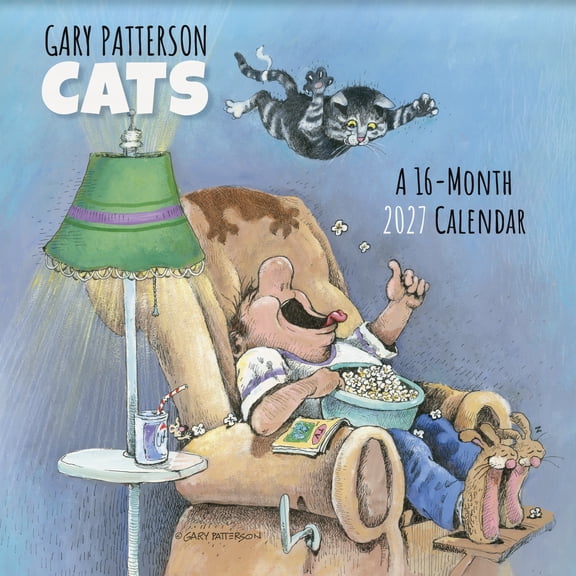 Trends International 2027 Gary Patterson - Cats Wall Calendar