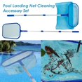 thumbnail image 3 of OUSITAID Pool Leaf Skimmer Pool Skimmer Net with Pole  Pool Hand Skimmer Net Cleaning Net Kit Set for Cleaning Swimming Pool & Pond Fine Mesh Pool Leaf Net Swimming Pool Pond Flat Net, 3 of 8