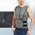 thumbnail image 4 of Workout Zipper Vest,Man Waist Trainer Zipper Man Waist Trainer Tummy Control Body Shaper Stylish and Modern, 4 of 11