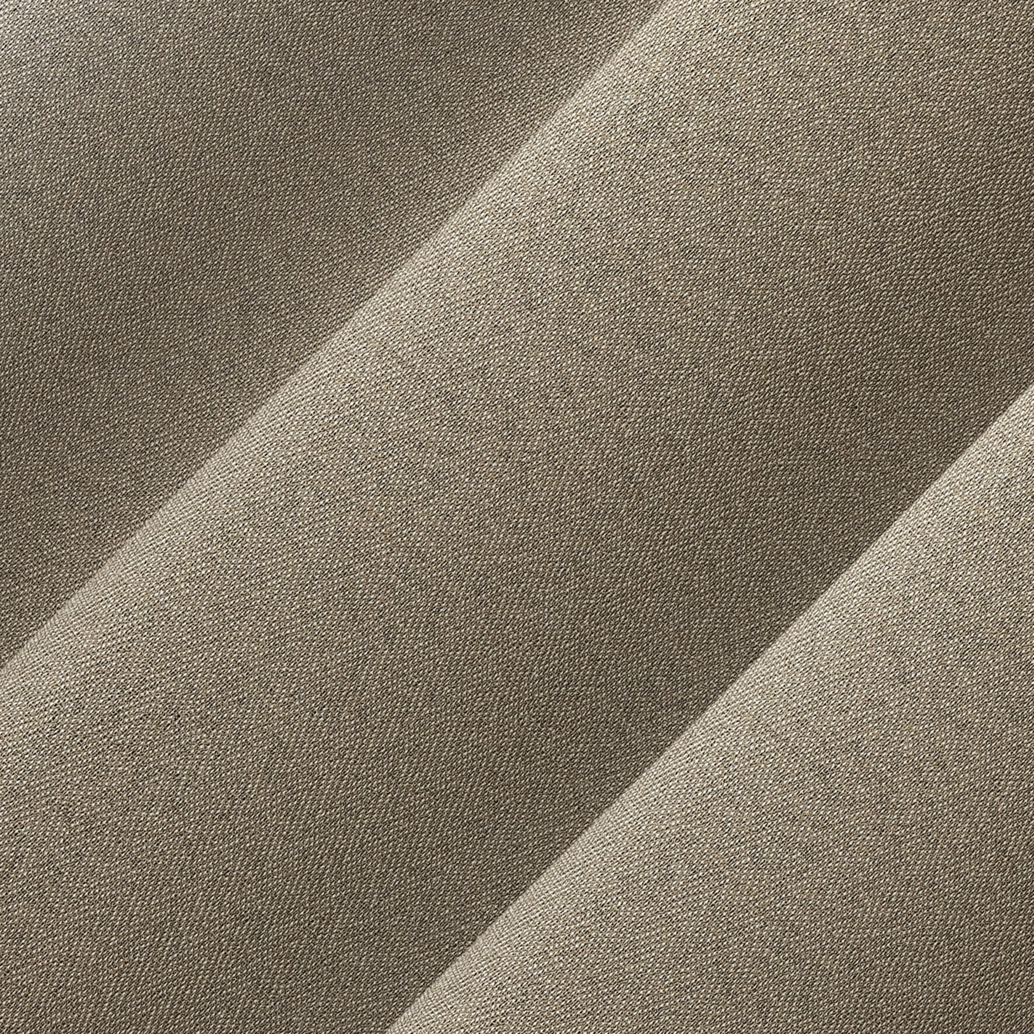 Sun Zero Prescott 2-pack Herringbone Magnetic Closure 100% Blackout Rod Pocket Curtain Panel Pair, 37"W x 84"L, Dark Beige
