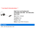 thumbnail image 2 of Right Fuel Level Sending Unit - Compatible with 2008 - 2014 Mercedes-Benz C300 2009 2010 2011 2012 2013, 2 of 2